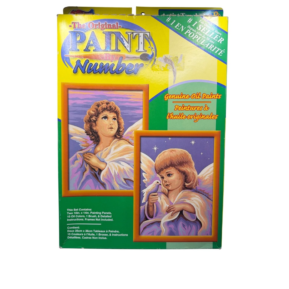 Craft House Paint By Number Unisex OS Multicolor Artist Touch Angels Oil Kit